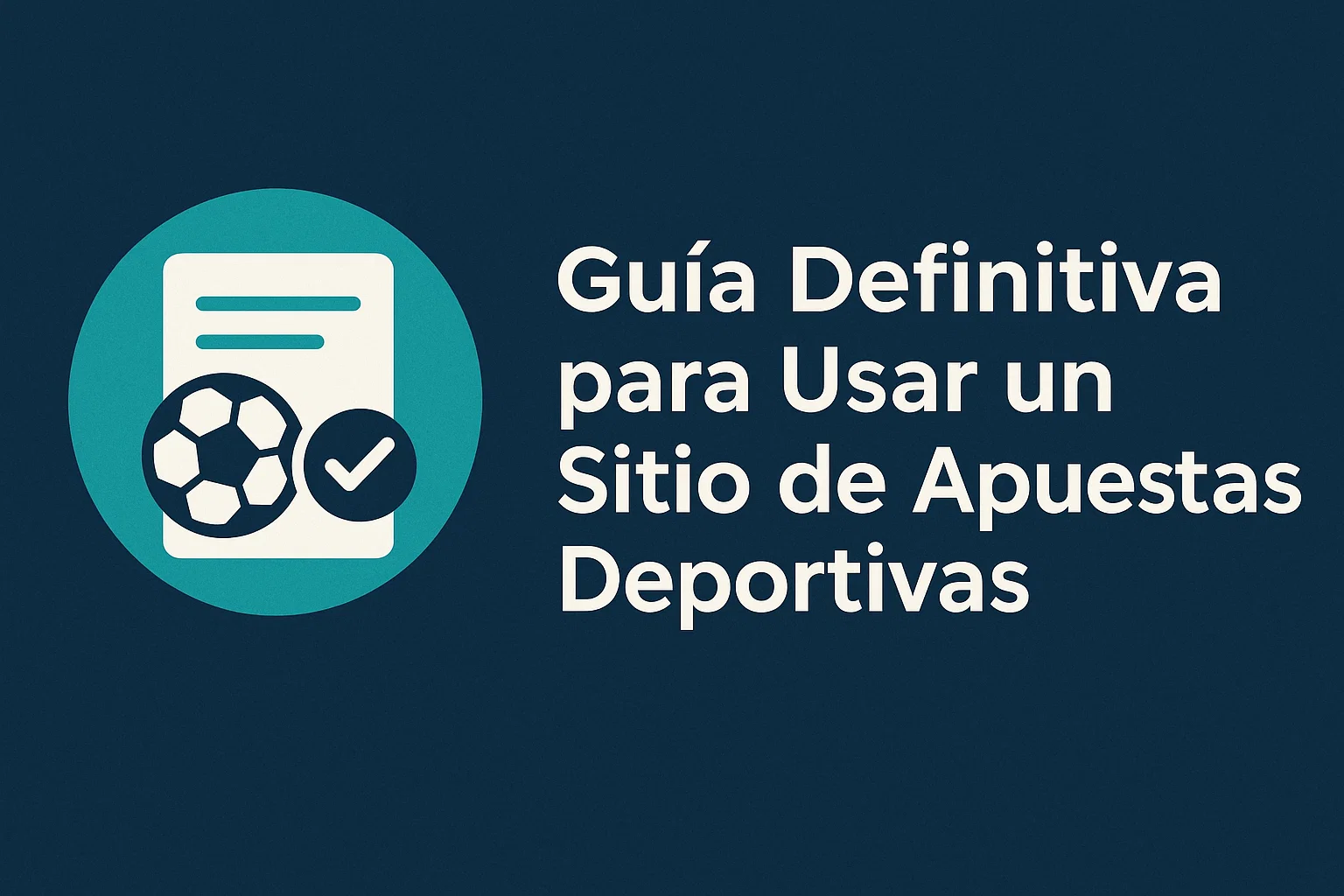 Guía Definitiva para Usar un Sitio de Apuestas Deportivas